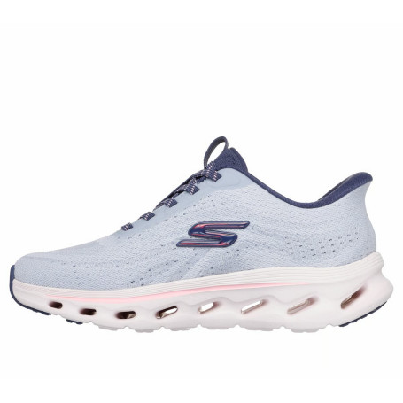 Skechers 125144-BLPK - Slipper (hell blau)