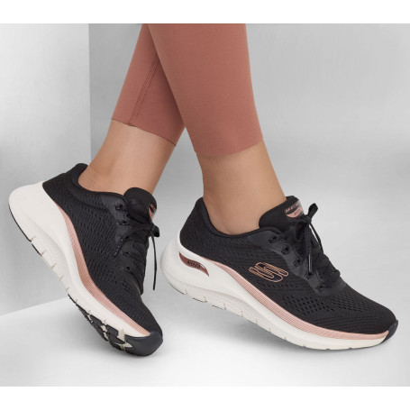 Skechers 150067-BKRG - Sneaker (Schwarz-RosÃ©)