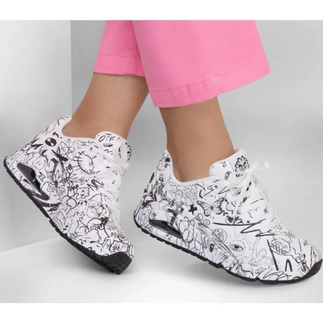 Skechers 177972-WBK - Sneaker (weiss-schwarz)