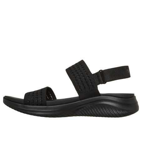 Skechers 119804-BBK - Skechers Damen Sandale Schwarz (Skechers Ultra Flex 3.0)
