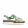 Rieker V1241-92 - Rieker Sandale Grün (Rieker Damen Sandalette Mint)
