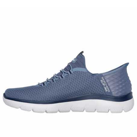Skechers 232457-SLT - Skechers Damen Slipper Blau (Skechers Slip-ins Summits High Range)