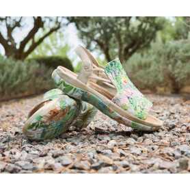 Rieker V1241-92 - Rieker Sandale Grün (Rieker Damen Sandalette Mint)