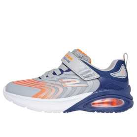 Skechers Kids 403938L-GYNV - Skechers Jungen Blau/Grau (Microspec Max Advance Vortivox Navy)