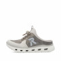 Rieker M6069-45 - Rieker Damen Pantoletten Grau (Sportlicher Rieker Damen-Sabot Grau)