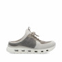 Rieker M6069-45 - Rieker Damen Pantoletten Grau (Sportlicher Rieker Damen-Sabot Grau)