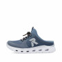 Rieker M6069-10 - Rieker Damen Pantoletten Blau (Sportlicher Rieker Damen-Sabot in Dunkelblau)