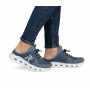 Rieker M6069-10 - Rieker Damen Pantoletten Blau (Sportlicher Rieker Damen-Sabot in Dunkelblau)