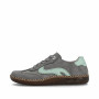 Rieker N2400-40 - Rieker Damen Schnürschuhe Grau (Extraweite mit Rieker Antistress)
