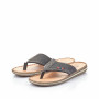 Rieker 21084-00 - Rieker Herren Pantolette Schwarz (Rieker Herren Zehentrenner Schwarz)