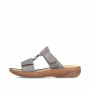 Rieker V2885-42 - Rieker Damen Pantolette Grau (Rieker Sommer Pantoletten in Grau)