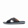 Rieker 21098-14 - Rieker Herren Pantoletten Blau (sportliche Rieker Herren-Pantolette)