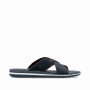 Rieker 21098-14 - Rieker Herren Pantoletten Blau (sportliche Rieker Herren-Pantolette)