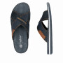 Rieker 21098-14 - Rieker Herren Pantoletten Blau (sportliche Rieker Herren-Pantolette)