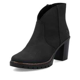 Rieker Y2553-00 - Rieker Damen Stiefeletten Schwarz (Rieker Ankle Boot mit Kurzschaft)