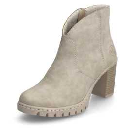 Rieker Y2553-40 - Rieker Damen Stiefeletten Beige (Rieker Ankle Boot mit Kurzschaft)