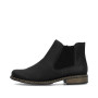 Rieker Z4994-00 - Rieker Stiefeletten Schwarz (Rieker Chelsea Boot Schwarz für Damen)