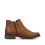 Rieker Z4994-24 - Rieker Damen Stiefelette Braun (Rieker Damen-Stiefelette im Chelsea-Boot-Stil)