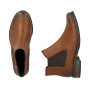 Rieker Z4994-24 - Rieker Damen Stiefelette Braun (Rieker Damen-Stiefelette im Chelsea-Boot-Stil)