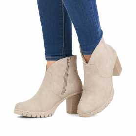Rieker Y2553-60 - Rieker Damen Stiefeletten Schwarz (Rieker Damen-Stiefelette im Western-Look)