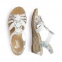 Rieker 62461-91 - Sandalen (Weiss Kombi)