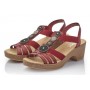 Rieker V28S8-35 - Rieker Sandalen Rot