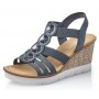 Rieker 65515-14 - Rieker Sandalen Blau