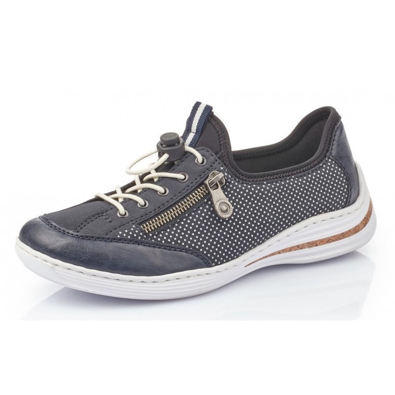 Rieker M3569 14 Rieker Sneaker Blau Rieker N42M8 14 Schuhe Women Damen Sneaker Antistress