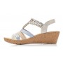 Rieker V1975-60 - Sandalen (beige kombi)