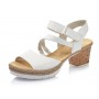 Rieker Sandali A Punta Chiusa Donna - Modello V29a4 Primavera/Estate, Colore Rosa