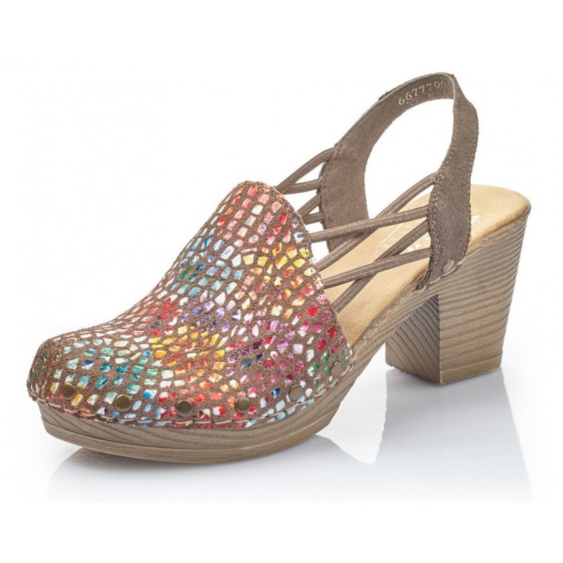 Rieker V7771 – Sandali Donna Primavera/Estate, Punta Chiusa E Comodi