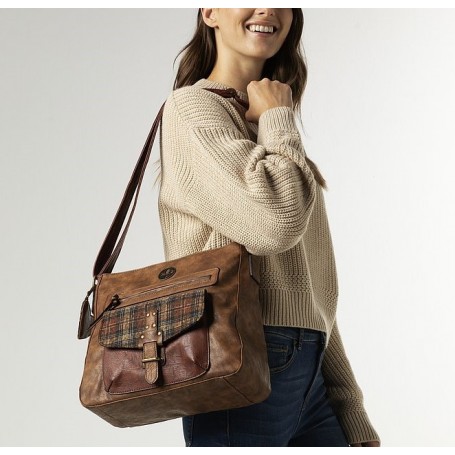 Rieker H1340-22 - Rieker Handtaschen Braun (Rieker Damen Umhängetasche Braun)