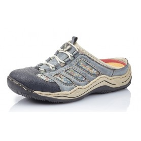 Rieker Foil-Knidos-Morelia Schuhe Damen Sneaker Antistress Slipper N4174-31 