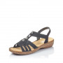 Rieker 62831-00 - Sandalen (schwarz)