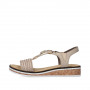 Rieker V3662-62 - Sandalen (beige)